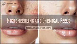 microneedling and chemical peels