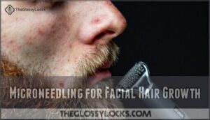 microneedling for facial hair growth