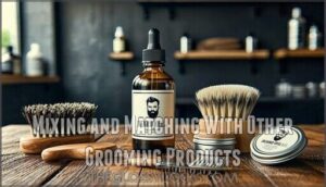 mixing and matching with other grooming products