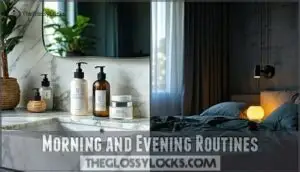 morning and evening routines