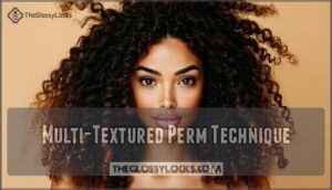 multi-textured perm technique