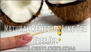 natural remedies like tea tree oil