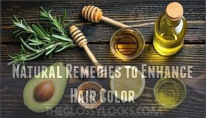 natural remedies to enhance hair color