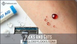 nicks and cuts