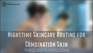 nighttime skincare routine for combination skin