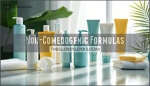 non-comedogenic formulas