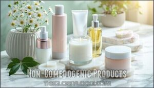 non-comedogenic products