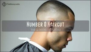 number 0 haircut