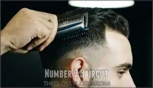 number 3 haircut