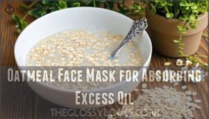 oatmeal face mask for absorbing excess oil