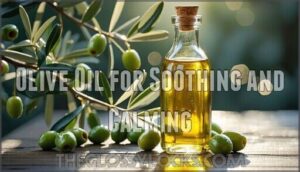 olive oil for soothing and calming
