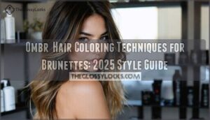ombré hair coloring techniques for brunettes