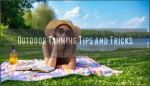 outdoor tanning tips and tricks