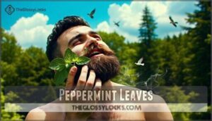 peppermint leaves