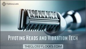 pivoting heads and vibration tech