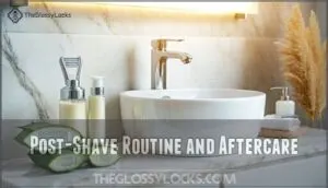 post-shave routine and aftercare