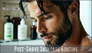 post-shave skincare routine