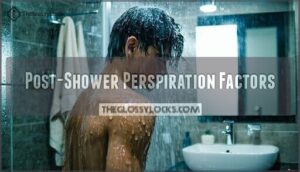 post-shower perspiration factors