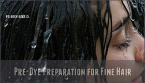 pre-dye preparation for fine hair