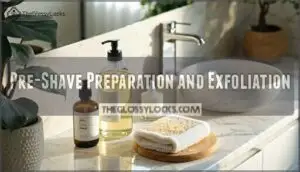 pre-shave preparation and exfoliation
