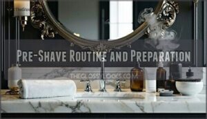 pre-shave routine and preparation