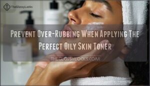 prevent over-rubbing when applying the perfect oily skin toner