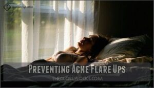 preventing acne flare ups