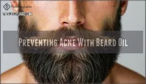 preventing acne with beard oil