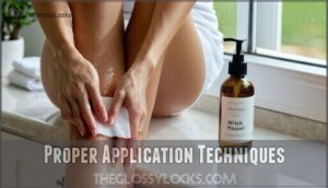 proper application techniques