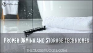 proper drying and storage techniques