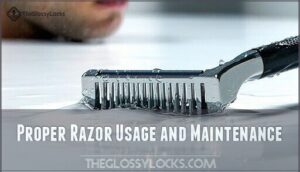 proper razor usage and maintenance