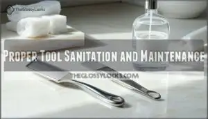 proper tool sanitation and maintenance