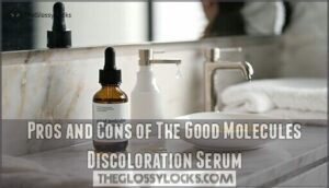 pros and cons of the good molecules discoloration serum
