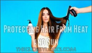 protecting hair from heat and sun