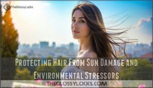 protecting hair from sun damage and environmental stressors