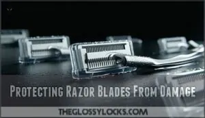 protecting razor blades from damage protecting razor blades from damage