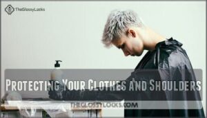 protecting your clothes and shoulders