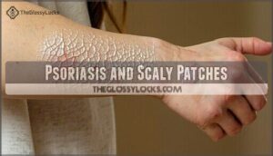 psoriasis and scaly patches