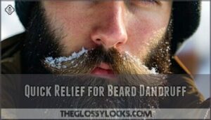 quick relief for beard dandruff