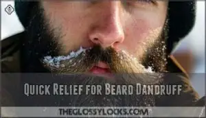 quick relief for beard dandruff
