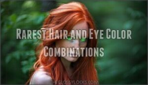 rarest hair and eye color combinations