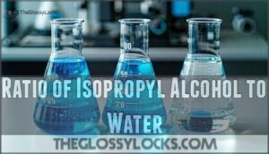 ratio of isopropyl alcohol to water