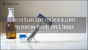 razor blade care for skin allergy prevention