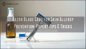 razor blade care for skin allergy prevention