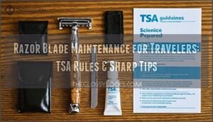 razor blade maintenance for travelers