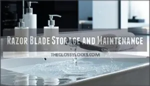 razor blade storage and maintenance razor blade storage and maintenance