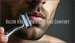 razor head flexibility and comfort