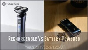 rechargeable vs battery powered