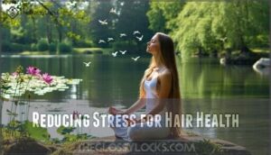 reducing stress for hair health