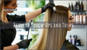 regular touch-ups and trims